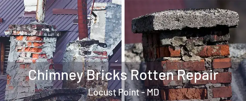 Chimney Bricks Rotten Repair Locust Point - MD