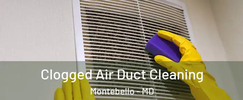 Clogged Air Duct Cleaning Montebello - MD