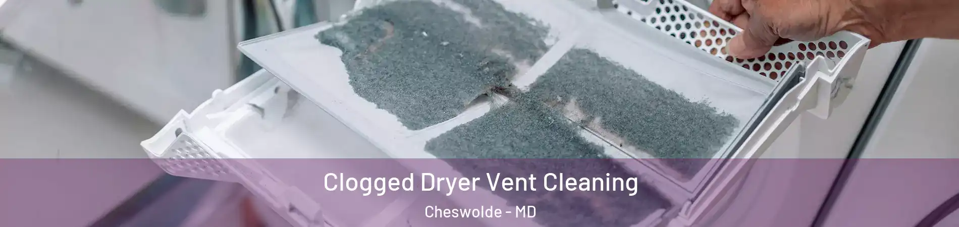 Clogged Dryer Vent Cleaning Cheswolde - MD