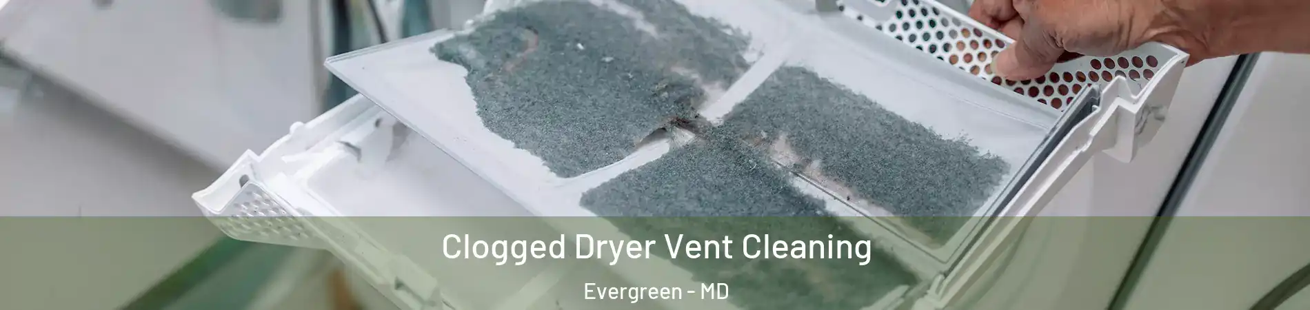 Clogged Dryer Vent Cleaning Evergreen - MD