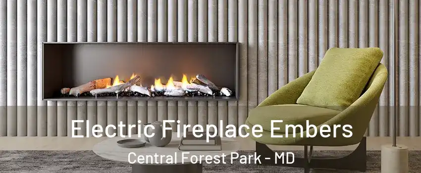 Electric Fireplace Embers Central Forest Park - MD