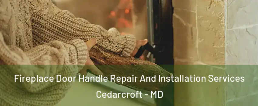 Fireplace Door Handle Repair And Installation Services Cedarcroft - MD