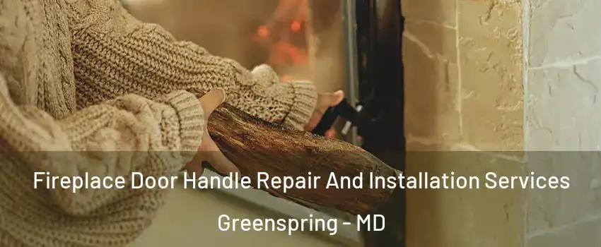 Fireplace Door Handle Repair And Installation Services Greenspring - MD