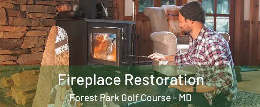 Fireplace Restoration Forest Park Golf Course - MD