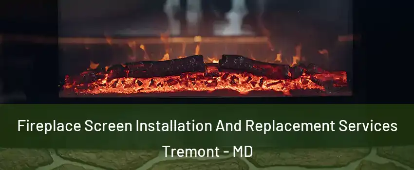 Fireplace Screen Installation And Replacement Services Tremont - MD