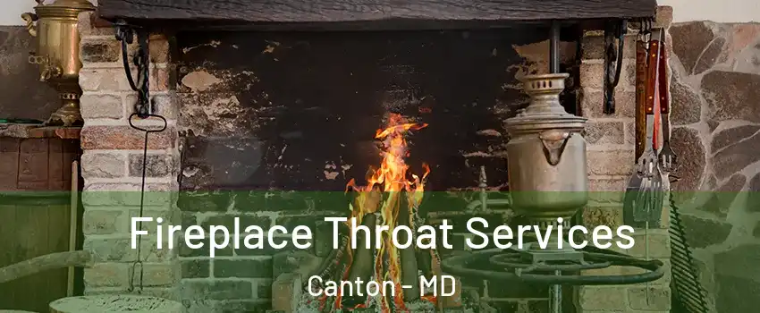 Fireplace Throat Services Canton - MD