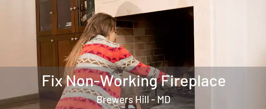 Fix Non-Working Fireplace Brewers Hill - MD