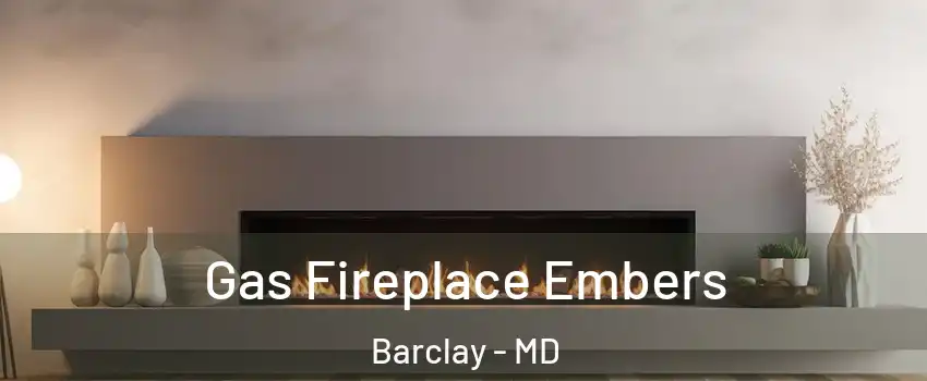 Gas Fireplace Embers Barclay - MD