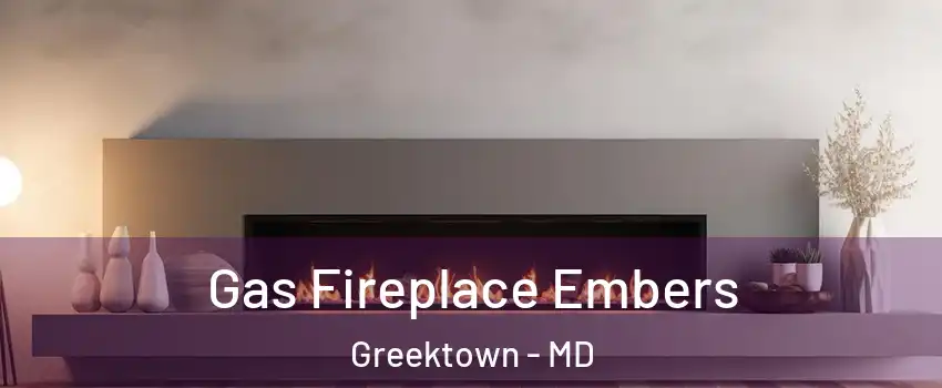 Gas Fireplace Embers Greektown - MD