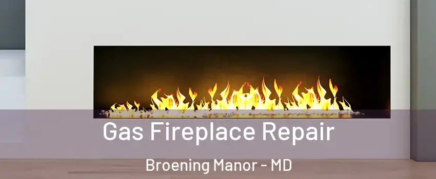 Gas Fireplace Repair Broening Manor - MD