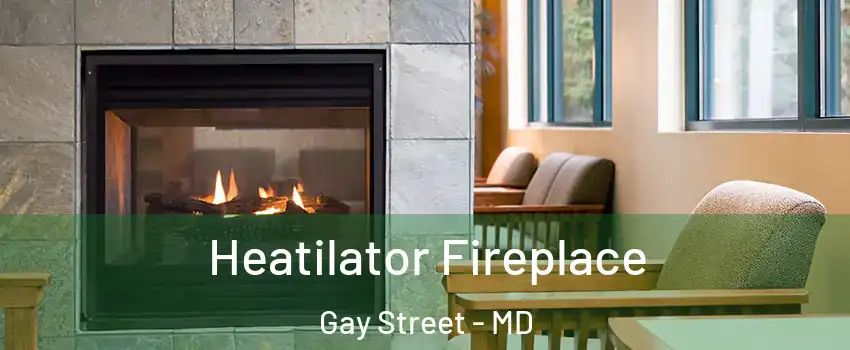 Heatilator Fireplace Gay Street - MD