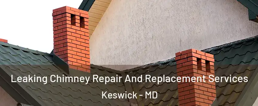 Leaking Chimney Repair And Replacement Services Keswick - MD