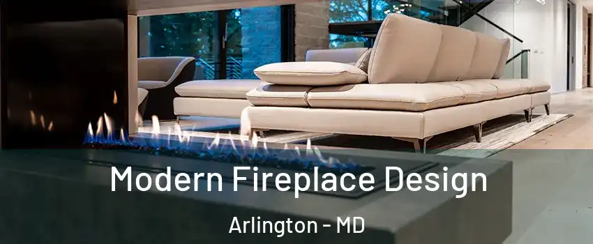 Modern Fireplace Design Arlington - MD