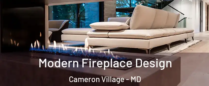 Modern Fireplace Design Cameron Village - MD