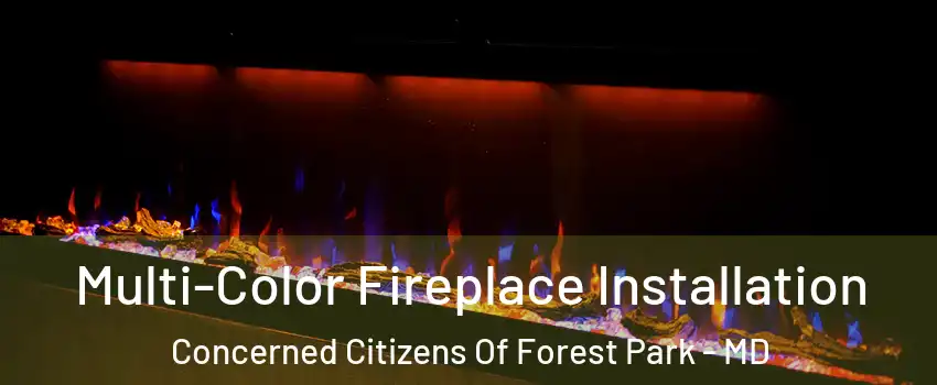 Multi-Color Fireplace Installation Concerned Citizens Of Forest Park - MD