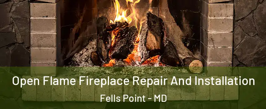 Open Flame Fireplace Repair And Installation Fells Point - MD